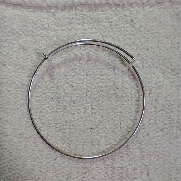 Silvertone charm bracelet blank - Picture 4 of 4